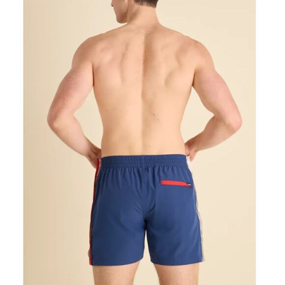 Chubbies Navy The Hidden Golds Tear-Away Swim Trunk Size XXL - Picture 13 of 13